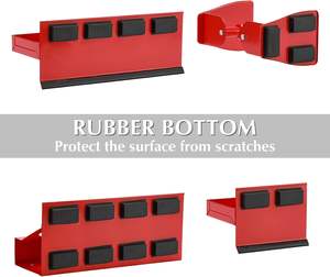 Ensemble d'organisateurs magnétiques pour boîte à outils, support d'outils magnétique en métal robuste pour garage, atelier, chariot à outils GAPGAR017 - Product Image 4