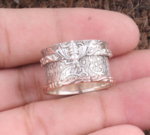 Anillo de Abeja de Plata de Ley 925, Anillo de Abeja para Mujer, Joyería Minimalista y Delicada, Apilable, Venta al por Mayor - Product Image 4