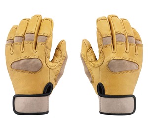 Guantes Tácticos de Cuero, Protección Completa para Exteriores, Guantes de Trabajo para Hombre - Product Image 3