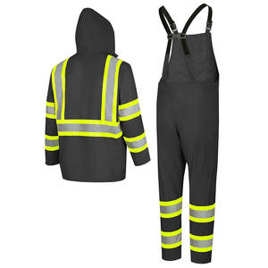 Traje de Lluvia Industrial de 2 Piezas, Resistente al Agua, Impreso, 100% Poliéster, UPF 50, Antibacteriano, Reflectante y de Seguridad - Product Image 2