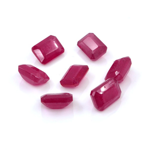Rubis naturels de Bangkok, octogones calibrés 4x6mm, pierres précieuses de rubis naturelles facettées pour la fabrication de bijoux, prêtes à l'emploi - Product Image 4