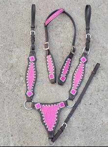 Nouvelle Selle de Cheval de Qualité Supérieure pour Spectacles Équestres, Têtière et Collier de Poitrine en Cuir Western, Tailles Personnalisées A.T. – Vente Flash - Product Image 2