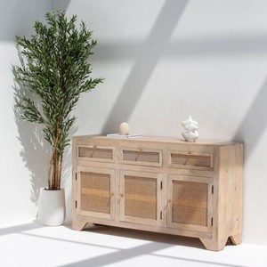 Aparador de Ratán Vandana Pebble Cresta para Interiores y Exteriores Modernos y Elegantes - Product Image 6