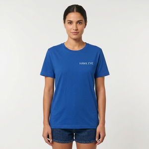 T-shirts pour femmes 100% coton, manches courtes, couleur bleu royal, t-shirt pour femme, hauts pour femmes, t-shirt pour femme - Product Image 4