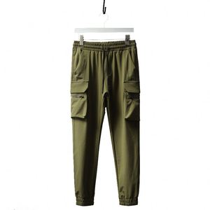2026 New Wholesale New Fashionable Men's <b>Trousers</b> Cargo Pants With Many Pockets Casual Mid Waist Men Joggers For Casual Wear - Product Image 1