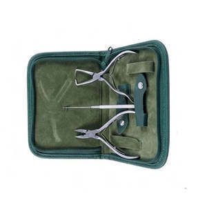 Hair Extension Pliers Kit Stainless Steel Crochet <b>Needle</b> Tools for Installation and Removal Green <b>Case</b> Best Professional - Product Image 3