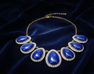 Elegant Womens Jewelry Pear-Shaped CZ Chokers <b>Necklace</b> 16 Inch 1216mm Sterling <b>Silver</b> Rhodium Plated Trendy Party - Product Image 3