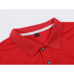 T-shirt de travail pour homme en polyester 100% tissé, logo personnalisé ODM, séchage rapide, 180 GSM, anti-boulochage, manches courtes - Product Image 5