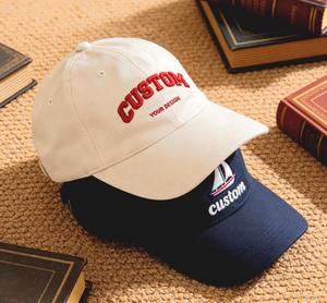 Gorra de Béisbol de Lino y Algodón con Texto Bordado Personalizado, Nombre y Logotipo, Estilo Japonés, Regalo para Novia, Despedida de Soltera - Product Image 1