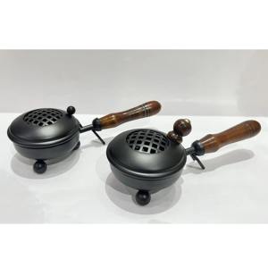 Quemador de fragancias de hierro para Bakhoor y Dakhoon, quemador de Oud y para fragancias del hogar, con soporte de diseño árabe para servir - Product Image 2
