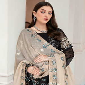 Ramsha Vol N-5 Heavy Embroidered Chiffon Three Piece Punjabi Suits <b>Long</b> Maxi Frock <b>Eid</b> <b>Dresses</b> <b>for</b> Women's Party Wear Indian - Product Image 1