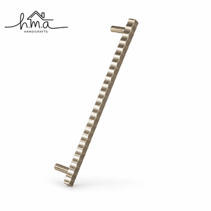 <b>Antique</b> Brass Cylindrical Cabinet Handle with Smooth Finish and Round Bar Design Featuring Minimalist Straight Shape Mounts - Product Image 2