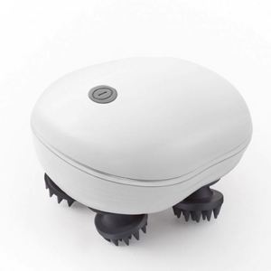 High Quality Eco-Friendly <b>Silicone</b> Silent <b>Scalp</b> <b>Massager</b> One Button Control Waterproof Rotation Head Spa Massage Home Travel Use - Product Image 1