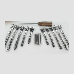 Instrumentos Manuales para Placa Tibial Distal Ortopédica, 3.5mm, Acero Inoxidable, Certificación CE Clase I ISO13485, Set de 11 Piezas, Veterinario - Product Image 1