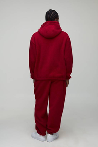 Conjunto Deportivo Informal de Felpa Gruesa 100% Algodón Personalizado para Hombre, Sudadera con Capucha y Pantalones Deportivos - Product Image 2