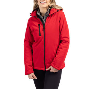 Veste de pluie légère pour femmes grandes tailles, imperméable, coupe-vent, pliable, à capuche, style denim - Product Image 1