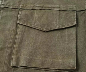 Veste à capuche en toile personnalisée OEM 2026, effet vieilli et délavé - Product Image 6