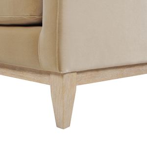 Divano Knox 84 Pollici in Velluto Marrone Chiaro Stile Moderno Farmhouse per Soggiorno - Product Image 6