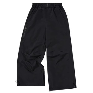 Pantalon de ski unisexe personnalisé imperméable coupe-vent en polaire Polartec isolé anti-UV avec fermeture éclair en polyester/nylon respirant - Product Image 1