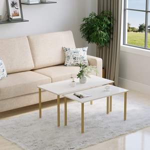 Mesa de Centro/Apilable de Diseño Minimalista Gustowe con Superficie Laminada - Product Image 5