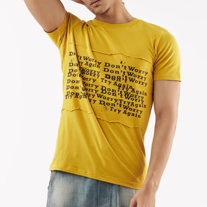 เสื้อยืดคอกลมคุณภาพสูง ขายดี พิมพ์ลายฟิตเนส โลโก้สั่งทำได้ ผ้าฝ้าย 100% ระบายอากาศได้ดี เนื้อผ้าหนา สำหรับผู้ชาย - Product Image 5