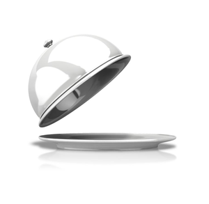 Dôme alimentaire en acier inoxydable, forme ronde, fait main, design de luxe, couvercle de plat, couvercle de gâteau, dôme, best-seller, en promotion - Product Image 6