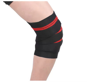 Breathable Lightweight Neoprene <b>Knee</b> Support <b>Wrap</b> Buckle Adjustable Non Slip Compression Bandage for Weightlifting Gym Training - Product Image 6