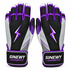Gants de frappe SINEWY noirs et verts en cuir PU respirant avec support de poignet et fermeture auto-agrippante unisexe pour adulte, entraînement et compétition, droit/gauche - Product Image 5
