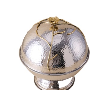 Casserole de luxe au fini doré avec aspect élégant Chauffe-plats Buffet Fête Hot Pot Maisons Fêtes Hôtels Villas Utilisation de mariage - Product Image 6