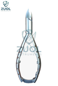 Cortauñas de Acero Inoxidable Quirúrgico con Mango Acanalado Ergonómico, Instrumento Manual de Podología, Certificado CE por ZUOL - Product Image 4