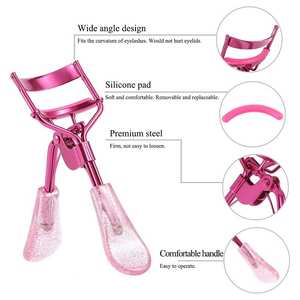 ที่ดัดขนตาสแตนเลสแบบตามหลักสรีรศาสตร์พร้อมด้ามจับที่สะดวกสบายและแรงกดที่อ่อนโยนเพื่อการดัดขนตาให้ดูเป็นธรรมชาติ - Product Image 2