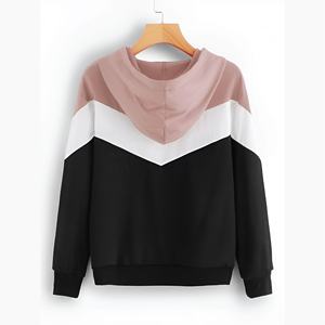 OEM Surpiqûres bloc de couleurs sweat à capuche imprimé coupe ajustée pour hommes pullover de sport jogging sportswear sweat à capuche personnalisé pour hommes sweat-shirt pour hommes - Product Image 2