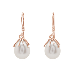 Pendientes de Plata de Ley S925 con Perlas de Agua Dulce, Corte Ovalado Clásico, Engaste de Garra, Joyería Fina para Uso Diario de Mujer - Product Image 6