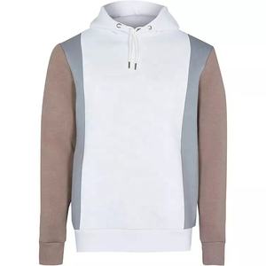 Custom <b>Men's</b> Slim Fit Cotton Hoodies <b>Shorts</b> Tracksuits Set <b>Long</b> Sleeve Contrast Panel Streetwear 2-Piece XS Outfits - Product Image 4