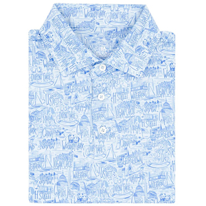 เสื้อยูนิฟอร์มกอล์ฟแบบสวมใส่สบายสำหรับผู้ชาย ผลิตตามสั่ง คุณภาพสูงจากโรงงาน (OEM) ผ้าฝ้าย 100% พิมพ์ลายแบบซับลิเมชั่น สไตล์สตรีทแฟชั่น แขนสั้น - Product Image 3