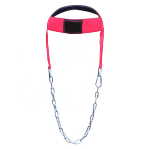 New Arrival Heavy Duty Weightlifting Gym <b>Training</b> Soft Breathable Adjustable Lightweight Neoprene <b>Head</b> Harness Customized High - Product Image 2
