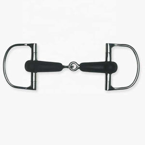 Mors de cheval en acier inoxydable, taille personnalisable, qualité supérieure, équipement équestre de type snaffle et gag, avec emballage personnalisé et marque. - Product Image 2