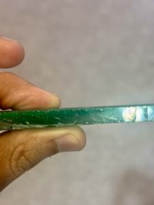 Émeraude brute synthétique hydrothermale de laboratoire, de qualité facettage, provenant du Chili et de Zambie, pour la lapidature et la découpe de pierres précieuses. - Product Image 2