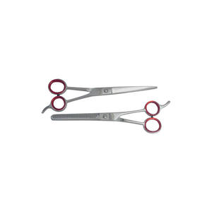 ชุดกรรไกรตัดขนสัตว์เลี้ยงสแตนเลสแบบใช้ซ้ำได้สำหรับสุนัข - เครื่องมือสัตวแพทย์ - Product Image 1