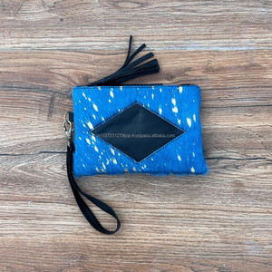 กระเป๋าหนังขนสัตว์โลหะทำด้วยมือแท้ใหม่กระเป๋าสตางค์หนังแบบคล้องข้อมือขนาดเล็กกระเป๋าคลัทช์ขนสัตว์โลหะกระเป๋าสตางค์มีสไตล์สำหรับผู้หญิง - Product Image 3