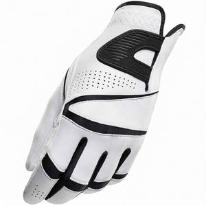 Grace White Unisex Guantes de golf personalizables Cuero genuino Mano derecha Uso Palma suave Escena deportiva Logo Cuero personalizable - Product Image 3