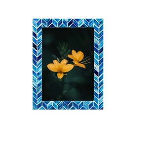 Nouvel arrivage de cadre photo vintage incrusté d'os de haute qualité pour décor de bureau à domicile boîte cadeau avec logo personnalisé incluse - Product Image 1