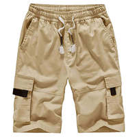 Shorts cargo en gros à faible MOQ, en tissu de coton respirant, shorts d'extérieur multi-poches, qualité premium USA
