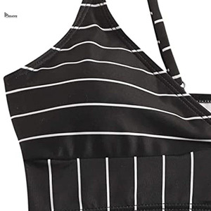 Maillot de bain deux pièces pour femmes, ensemble bikini à bretelles réglables, tissu doux, vêtements de plage pour fête au bord de la piscine et vacances d'été - Product Image 6