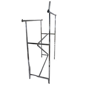 Expositor de ropa resistente Bros Display, plegable, de metal, con estantes escalonados, sistema de exhibición moderno para minoristas. - Product Image 5