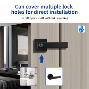 Turui ttlock BLE bảo mật cao chống trộm thông minh khóa Keyless kỹ thuật số xử lý vân tay thông minh khóa cửa 180 - Product Image 3