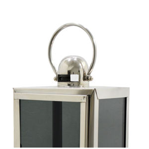 Modern Decorative Set Of 2 Size Steel & Glass Lantern Nickel Plated Finish Lantern For Wedding & Festival Table <b>Top</b> Customized - Product Image 6