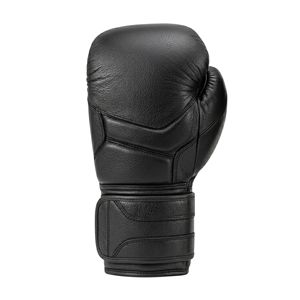 Gants de boxe entièrement noirs, design discret, entraînement, durables, professionnels, en cuir synthétique, imperméables - Product Image 3