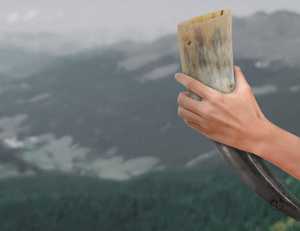 Produit artisanal viking en corne de buffle 100% écologique de qualité supérieure - Product Image 2