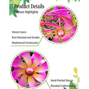 Décoration de jardin flamant rose, ornement de jardin flamant rose, décoration de cour - Product Image 3